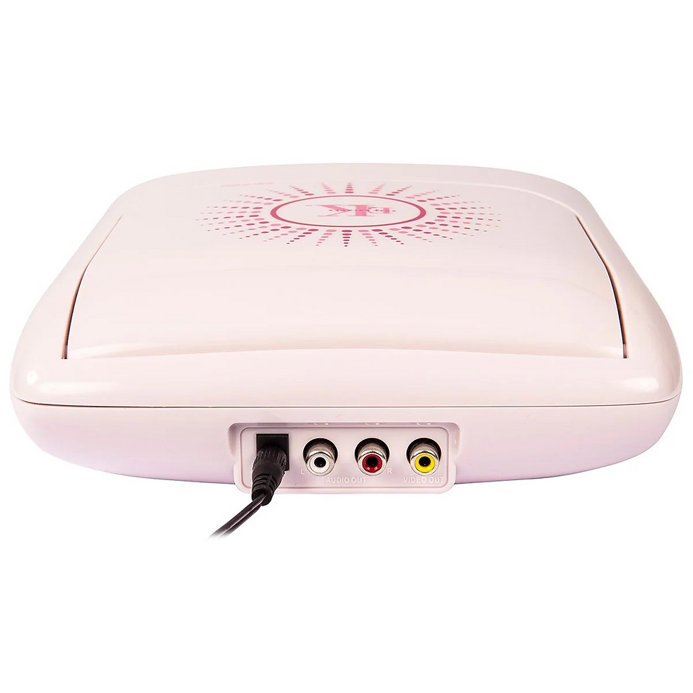 Thumbnail: Pink karaoke machine with microphone, Easy Karaoke EKG88B Bluetooth Karaoke. MixaMart