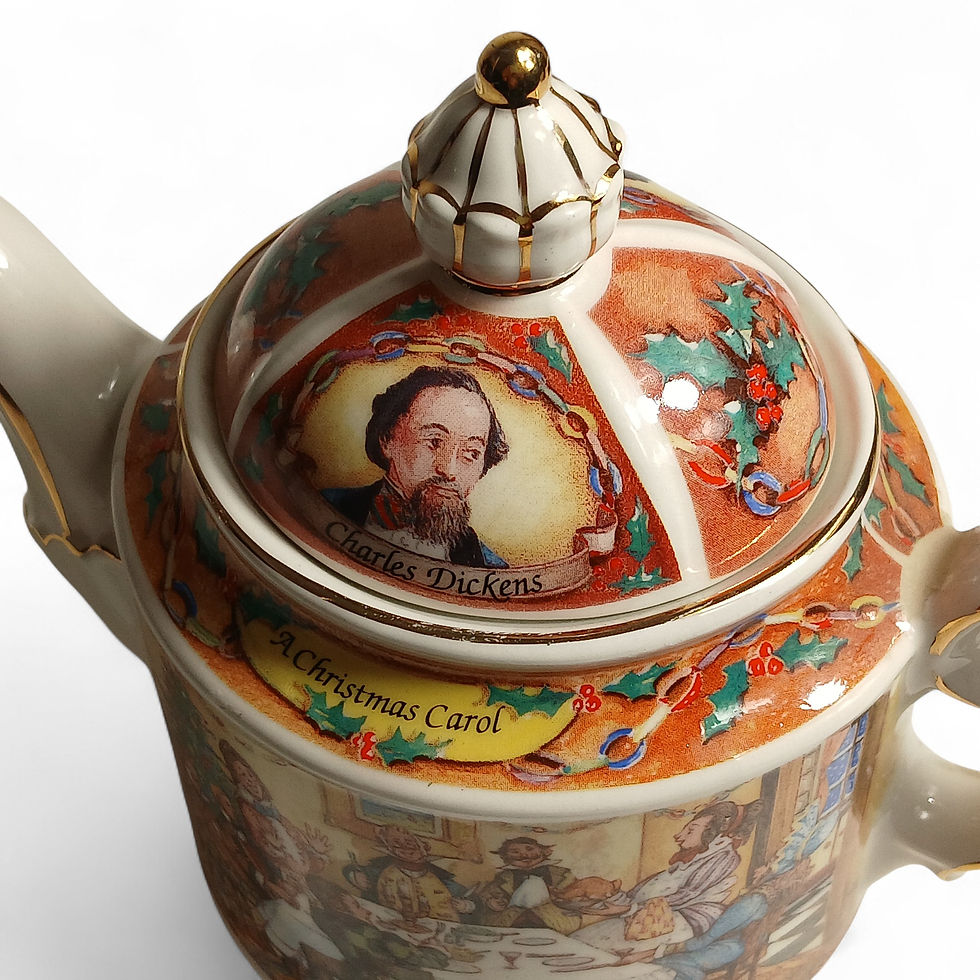 Thumbnail: Sadler “A Christmas Carol” Teapot – Charles Dickens Collectible Ceramic