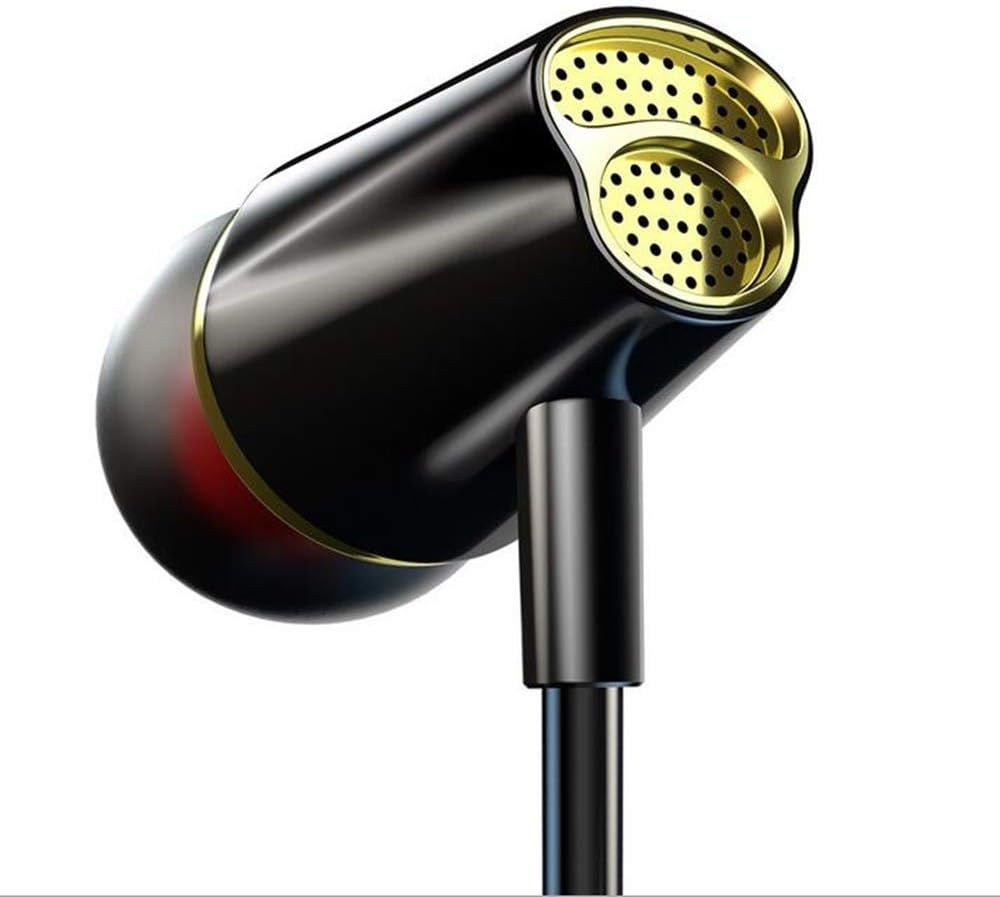 Single Earphone Mono Earbud with Microphone – One Side 3.5mm Wired Headset