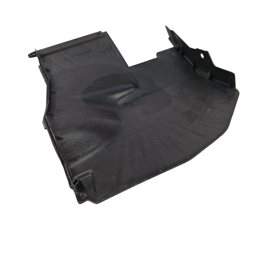 Black plastic automotive part
