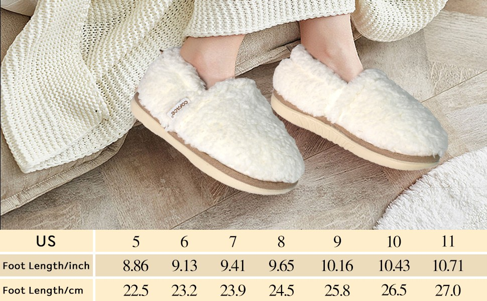 Thumbnail: COFACE Women’s Fluff Slippers | Plush Sherpa Fleece Lined Memory Foam Indoor/Out