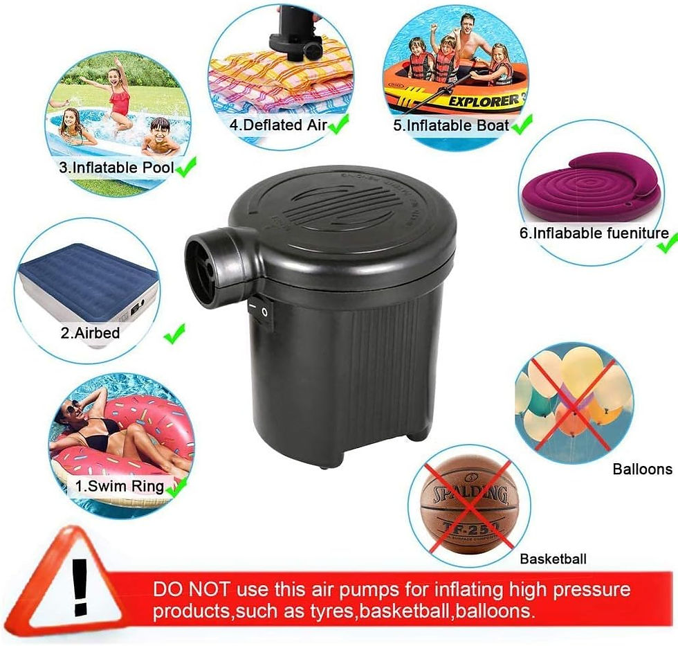 Thumbnail: OBEST Electric Air Pump Portable (165cm Cord Electric