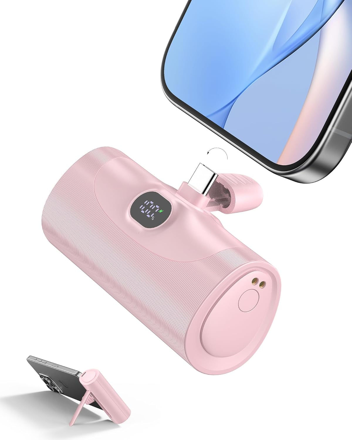 Nllosa Mini Power Bank 5000mAh – 20W Fast Charging USB-C Portable Charger