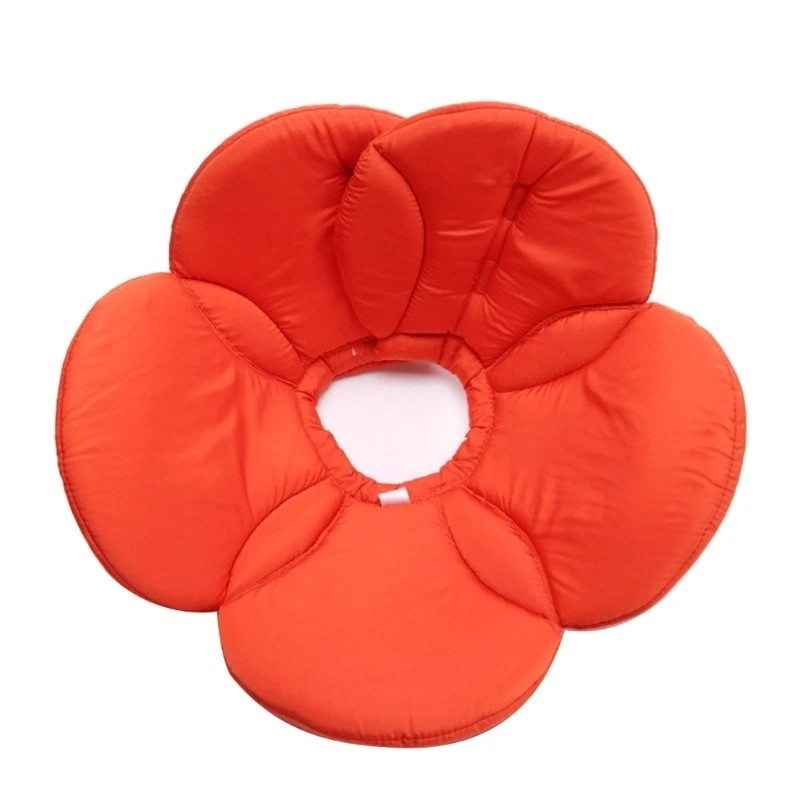 Thumbnail: Soft Pet Recovery Cone – Flower Dog & Cat Collar, Post-Surgery Protective (M)