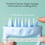 Thumbnail: Foladion Silicone Manual Scalp Massager Exfoliator Waterproof Head Scrubber