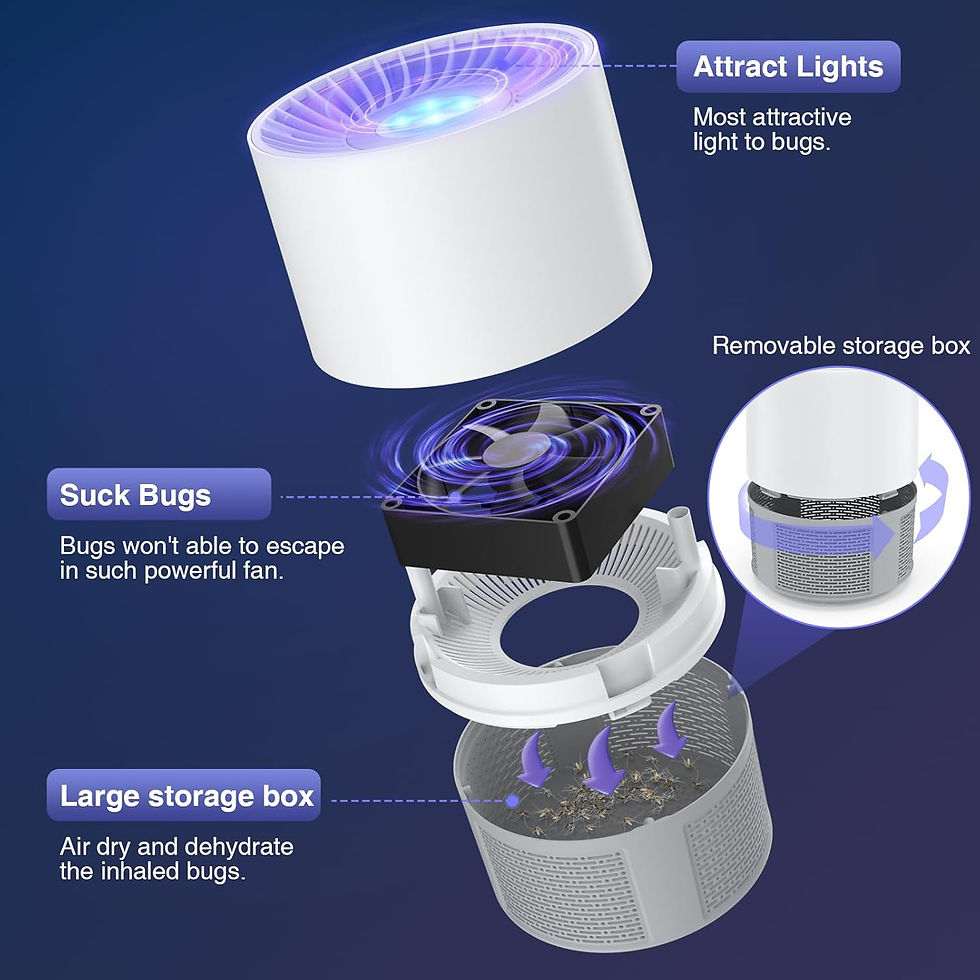 Thumbnail: Insect Killer USB Electric Fly Trap Mosquito Trap Mosquito Lamp