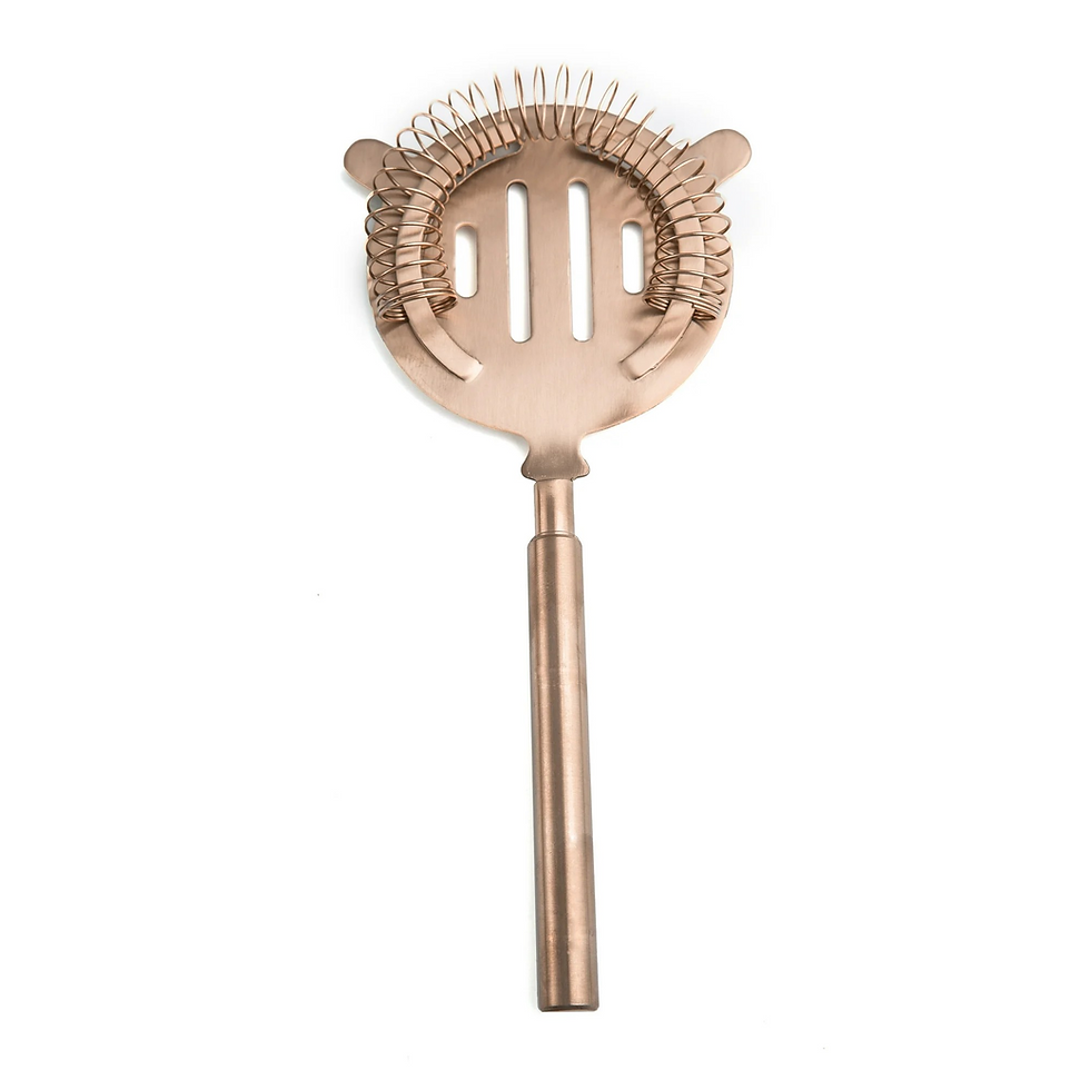 Thumbnail: Copper cocktail strainer, bar tool