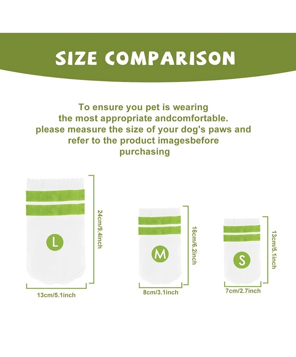 Thumbnail: Dono’s Diary Disposable Pet Shoes – 20pcs Anti-Slip Protective Dog Socks (S)
