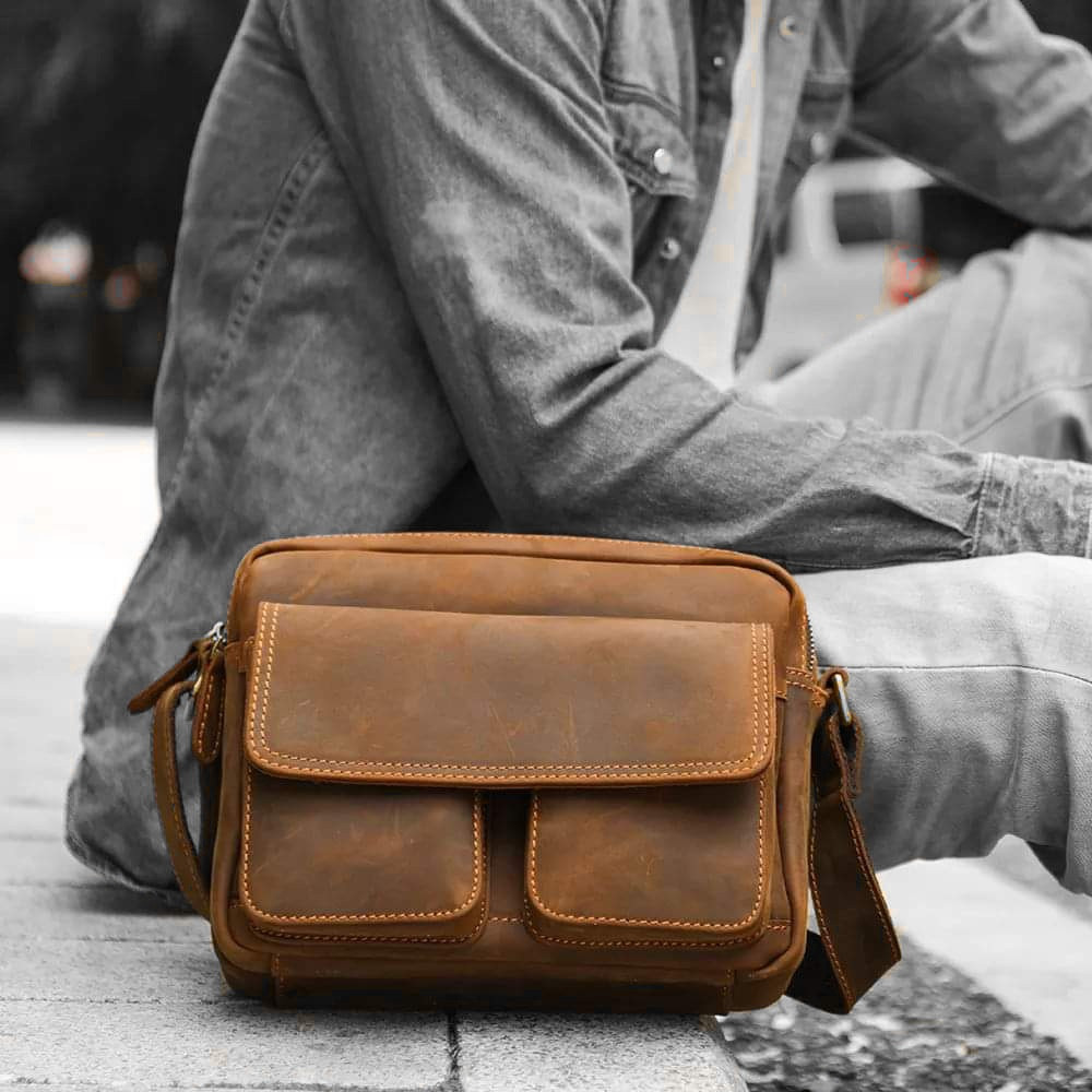 Leather sling Bag