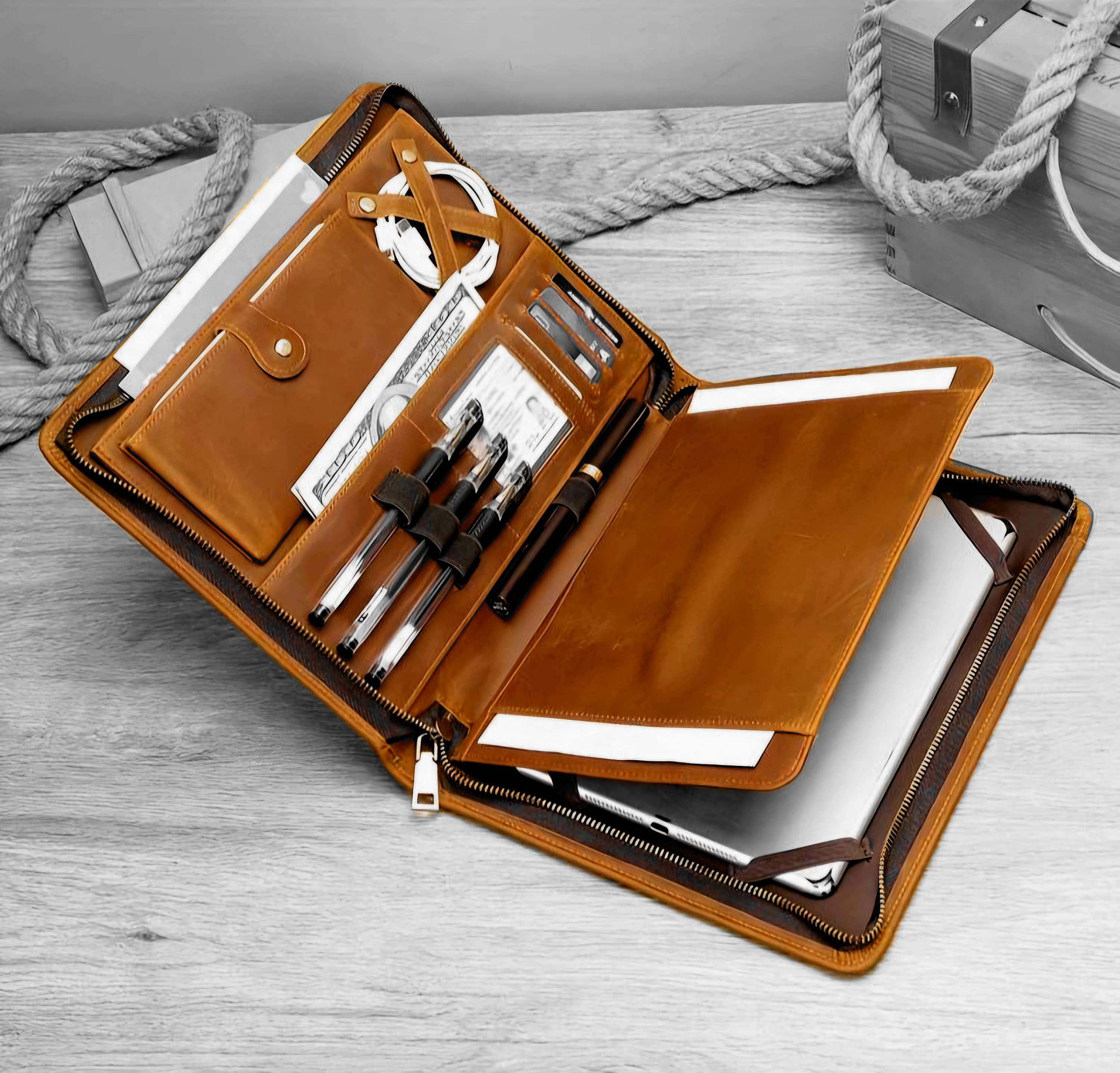 Leather Document Folder