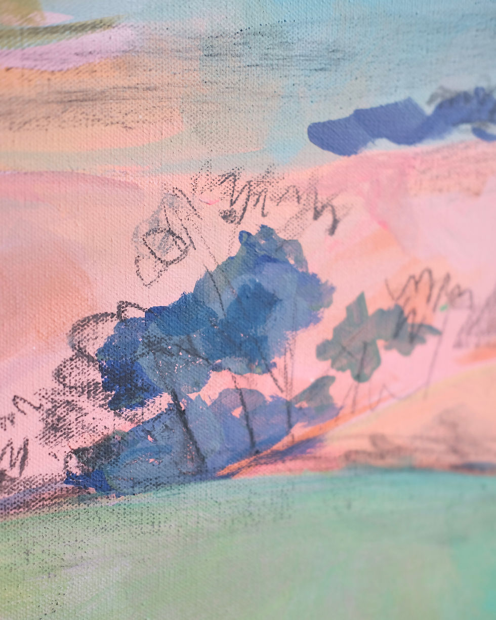 Thumbnail: ‘Rainbow Valley’ Original Mixed Media Artwork
