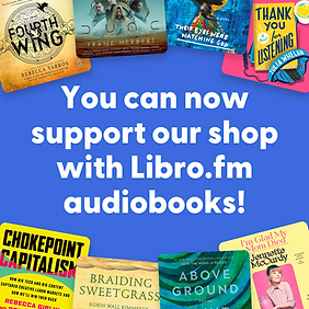You can now support our shop with Libro.fm audiobooks (1080x1080px).png