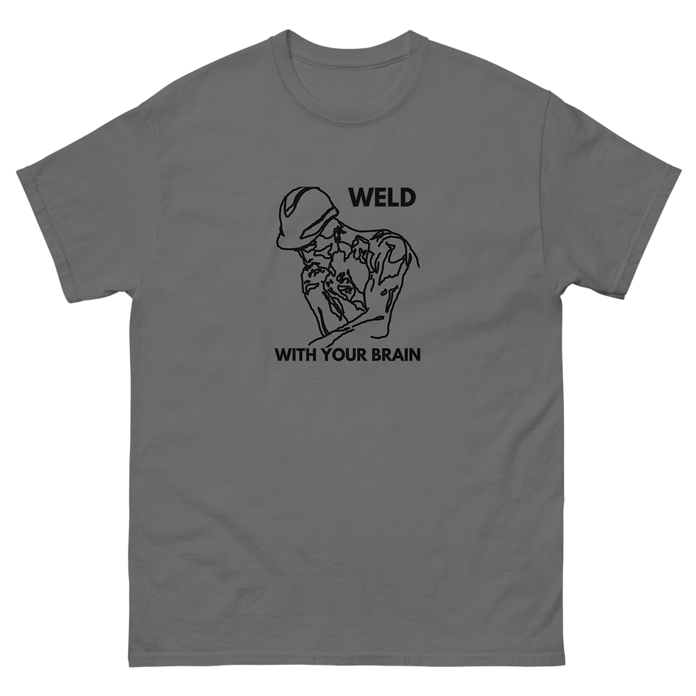 Thumbnail: Weld With Your Brain - Men's classic tee