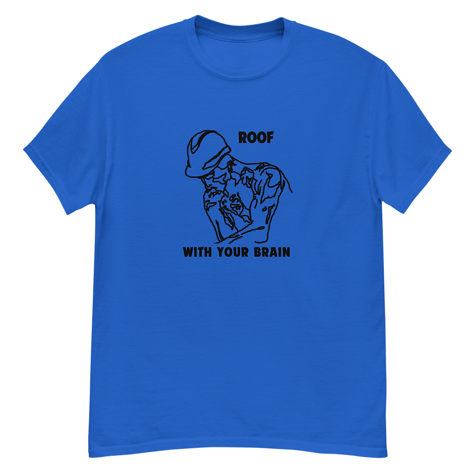 Thumbnail: Roof With Your Brain - Men's classic tee