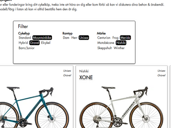 Uppdatering Hemsidan