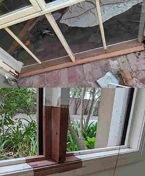 Replacement of bottom sill and Bars