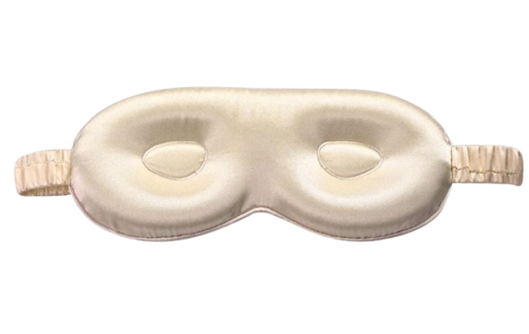 3D_silk_eye_mask_yellow