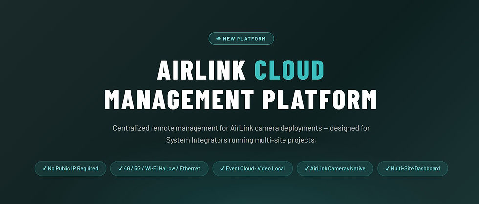 Airlink Cloud Platform