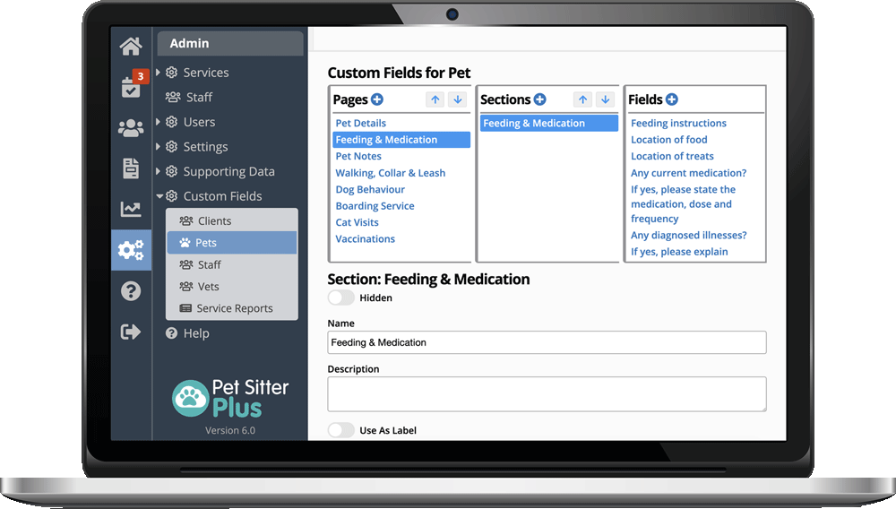 Totally Customize your Client and Pet Database