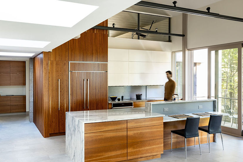 Modern Custom Kitchen in Cedar Mountain, NC