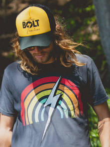 Lightning Bolt Surf A Pure Source Cap Yellow