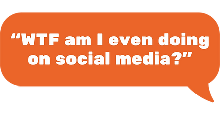 what am I doing on social media?