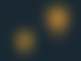 two shining light bulbs