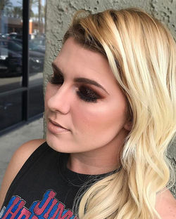 Makeup by me on the beautiful _ja_hair_du_byjessi 💄Congratulations on completing 1600 hours! I'm so