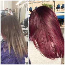 Transformed this beauty today using #Goldwell #5VV #TopChic #Colorance _cobaacademy