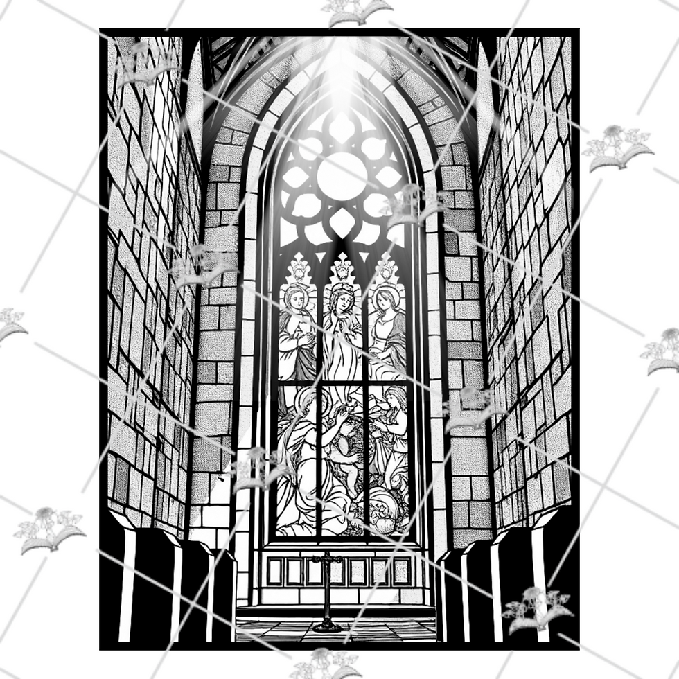 Thumbnail: Heavenly Angels Coloring page