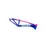 Thumbnail: Meybo 2025 Holeshot Frame Blue/Pink/Black