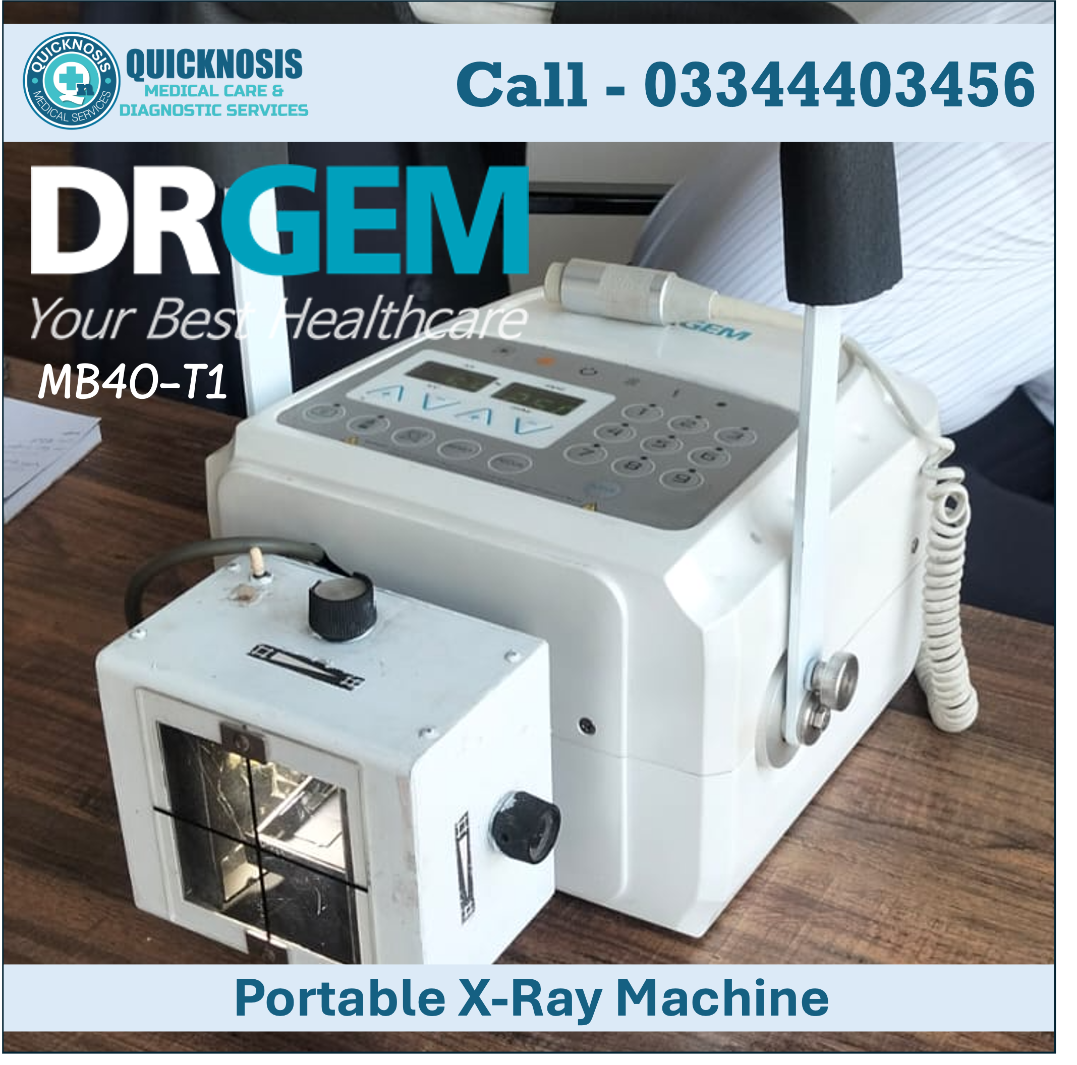 Portable X-Ray Machine Mono Block DRGEM MB40-T1 (2023)