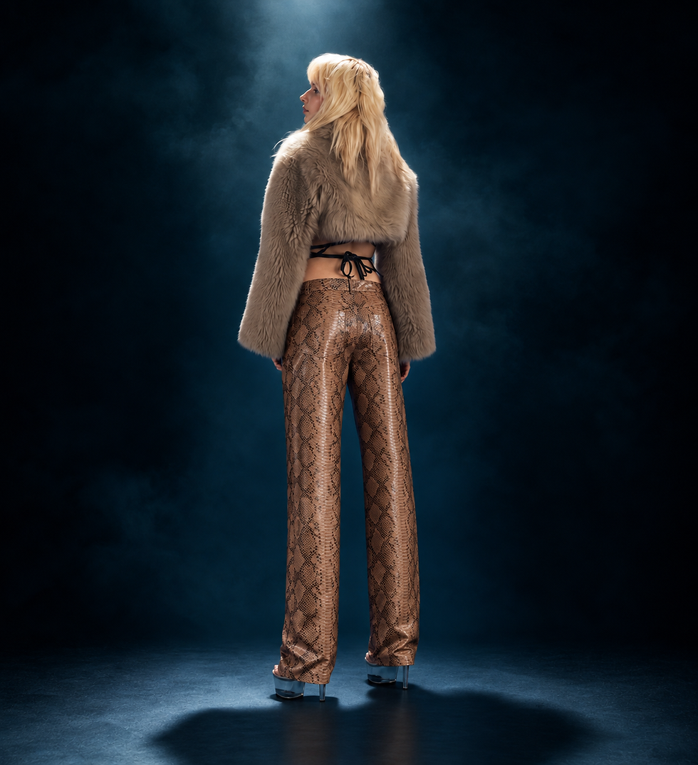Thumbnail: AURA CROPPED FUR TOP