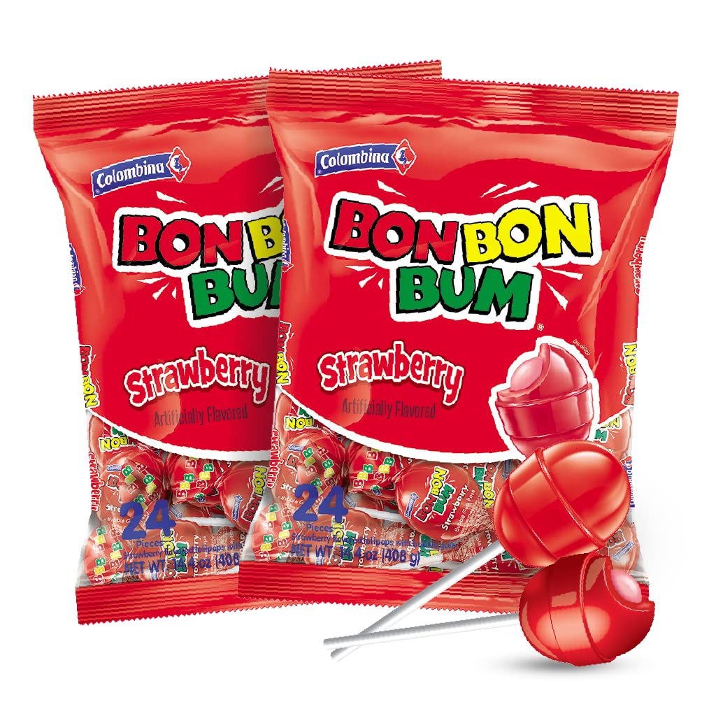 Bon Bon Bum Colombina 14oz Fresa