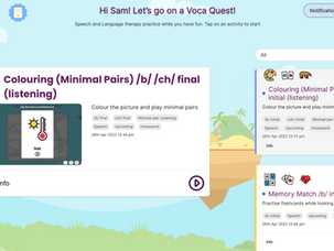 Practise from Home/School through the Client Dashboard