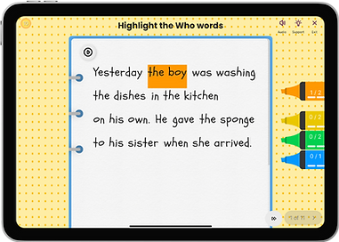 Colourful Semantics app