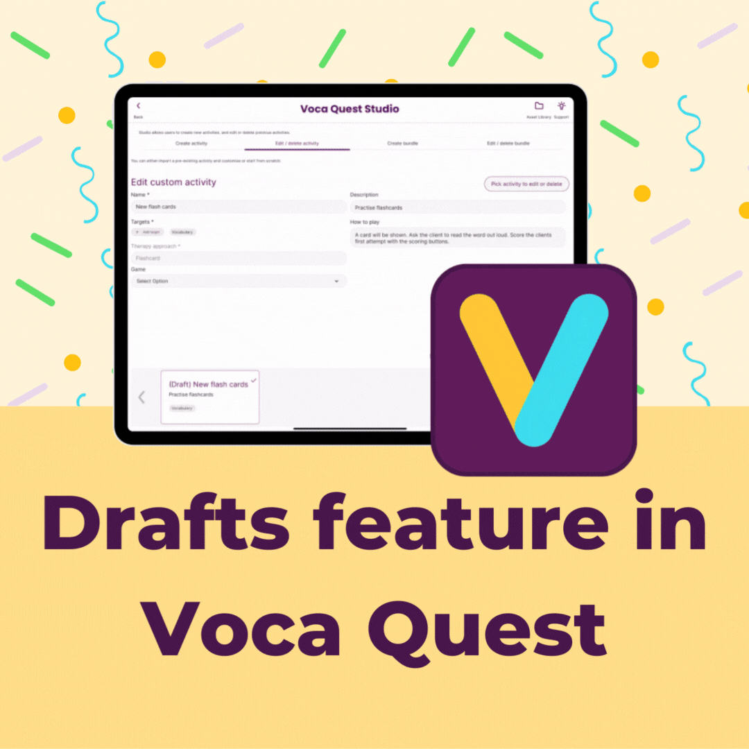 🎉 New! Drafts Feature in Voca Quest