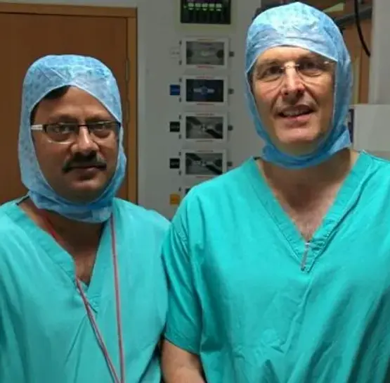 Dr. I Satish Raju and Professor Fredreich Picard