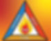 Triangle showing three elements of fire.