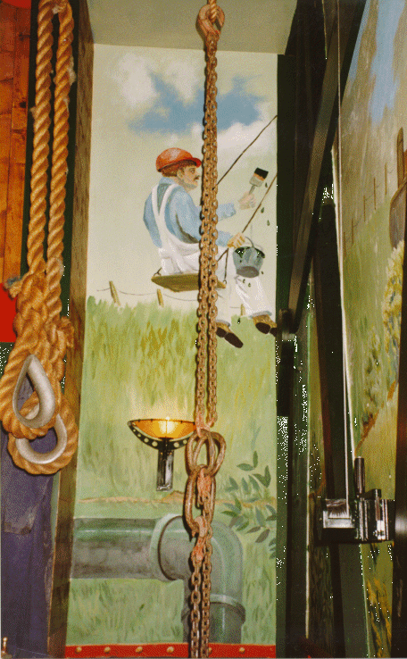 Pub Mural in Edinburgh