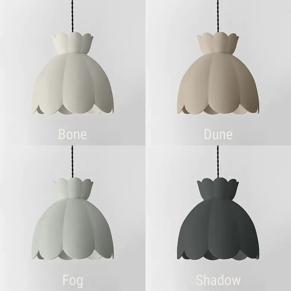 Thumbnail: Vallea Ceramic Pendant Light