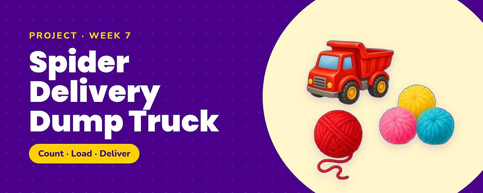 Spider Delivery Dump Truck, a hands-on project from Sprocket & Sprout
