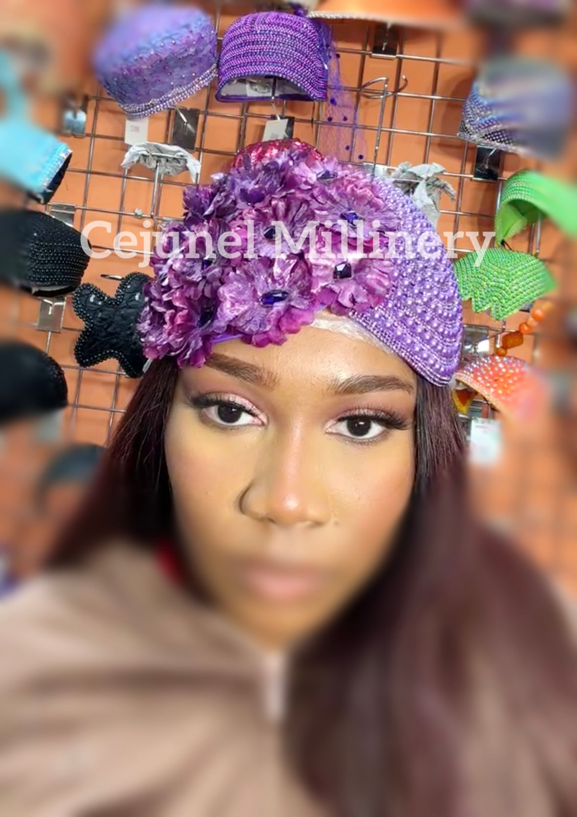 Purple P&R Flower DC w/Pin