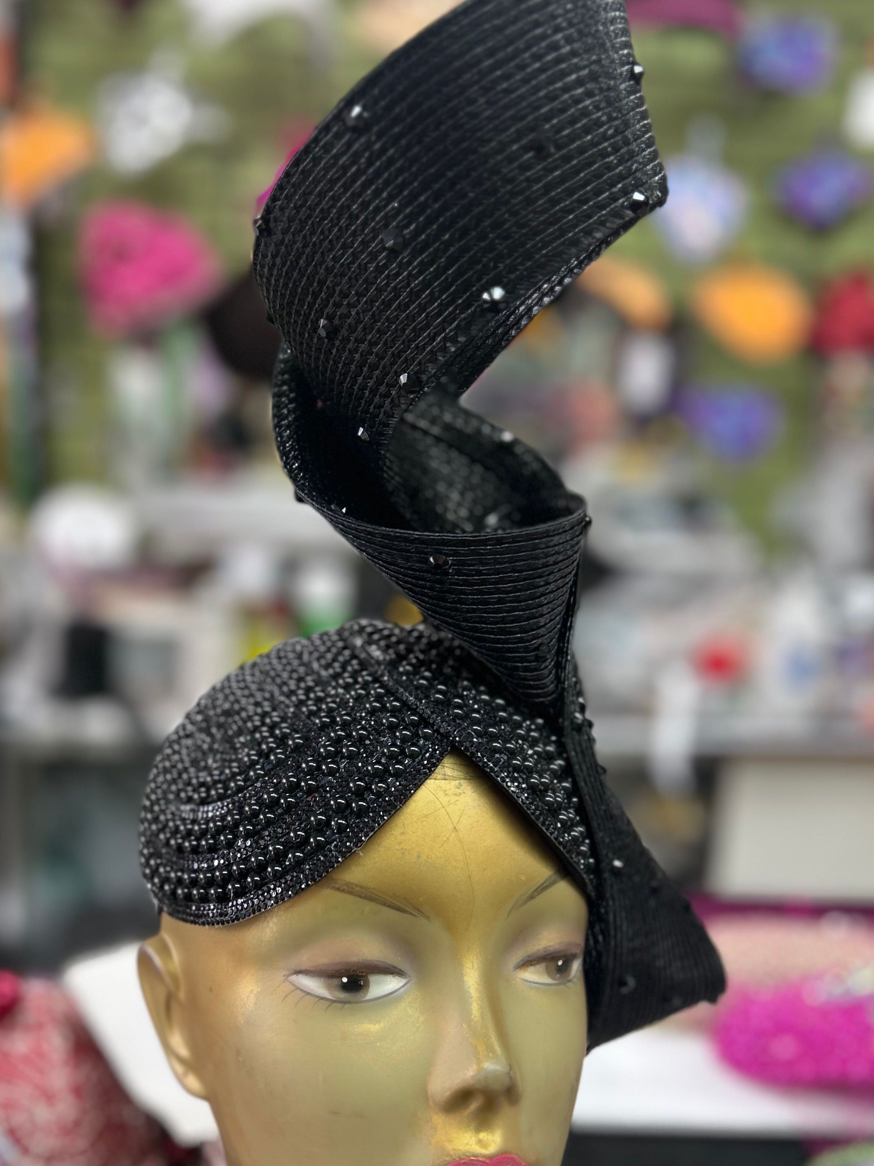 Solid black DC w/ decor