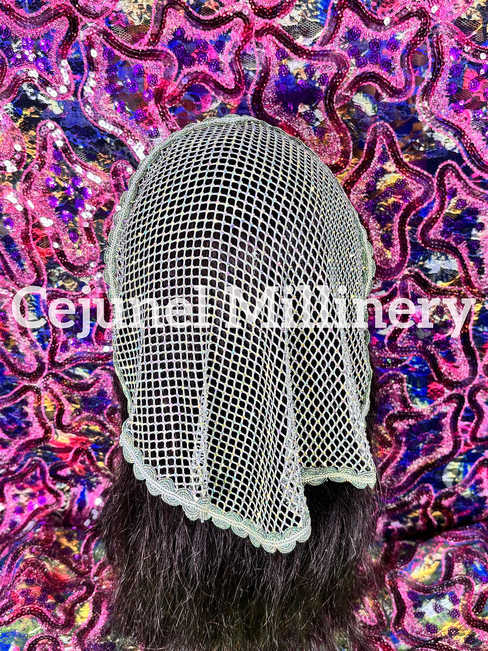 Thumbnail: Sage Green Rhinestone Chapel Veil