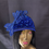 Thumbnail: Royal  blue Sequin  b/w  Dome
