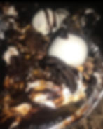 ROUND FULLY LOADED SNICKERS NO-BAKE CHEESECAKE