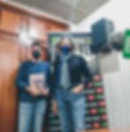 Fernando López Hinojosa junto con Rubén Gallardo