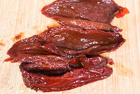 Chipotles sliced