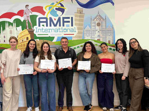 Estágios Erasmus+ em Avezzano chegaram ao fim